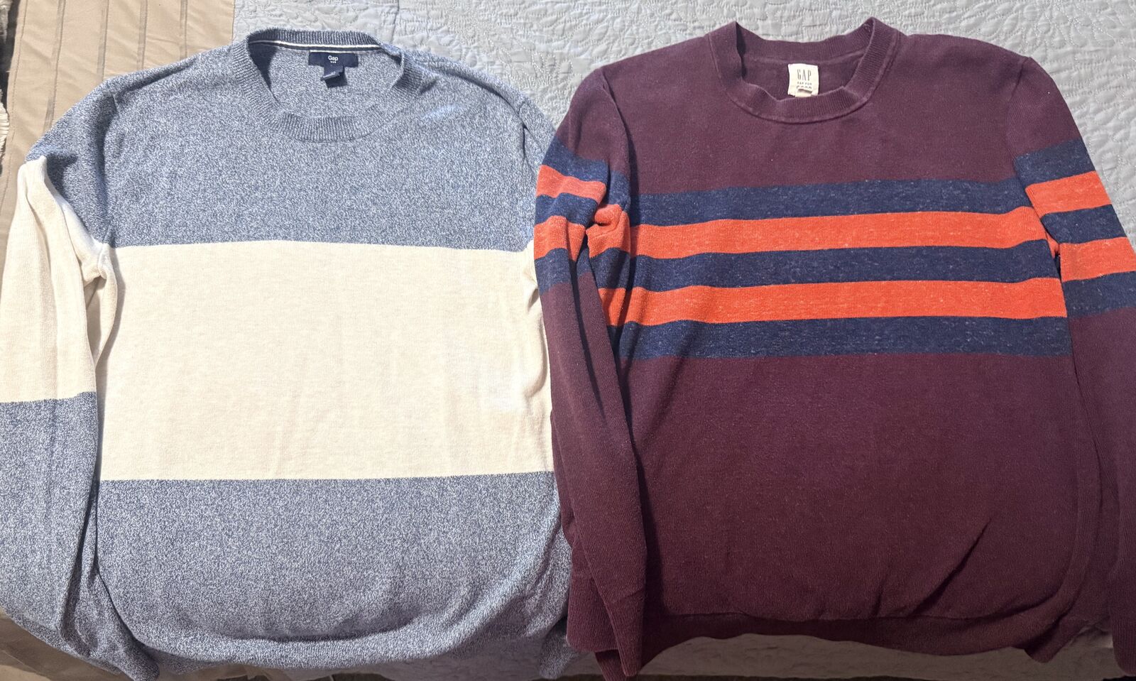 Two Men Size Small Gap Sweaters