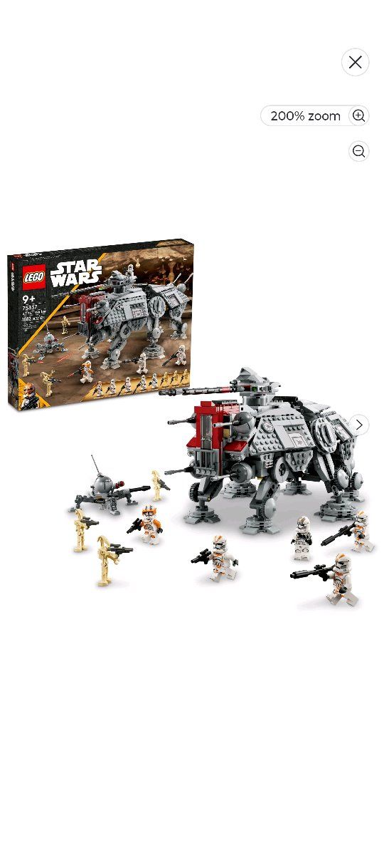 Star Wars AT-TE Walker Set (75337) - Unopened bags/Unbuilt with Minifigures