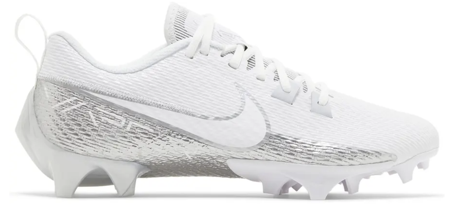 Nike Vapor Edge Speed 360 2 'White Metallic Silver' Football Cleats Size 8