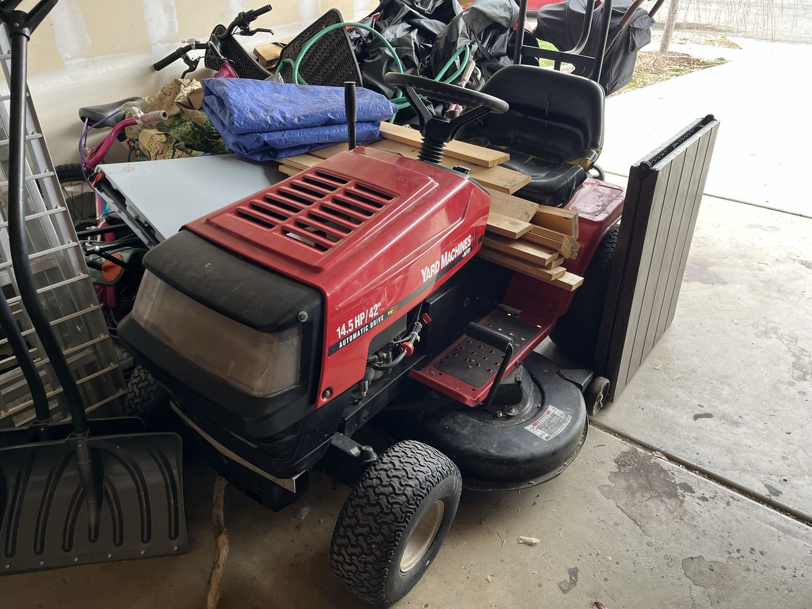 Riding Lawn Mower Runs Great