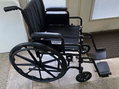 Equate Lightweight Foldable Steel Wheelchair
