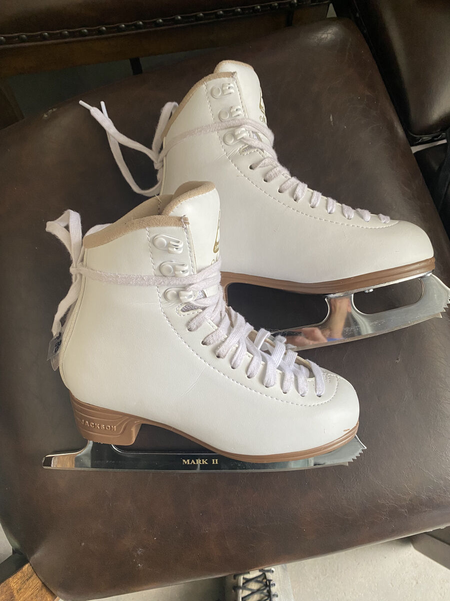 Girls figure skates