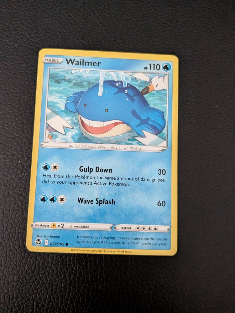 Pokemon Silver Tempest Wailmer TCG Card #037/195
