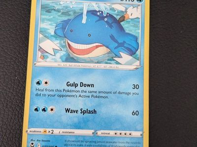 Pokemon Silver Tempest Wailmer TCG Card #037/195