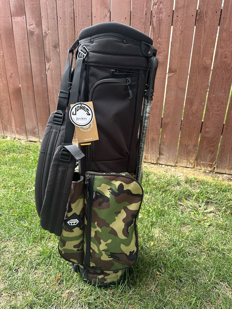 Limited Edition Camo Jones Rover-R Golf bag. 