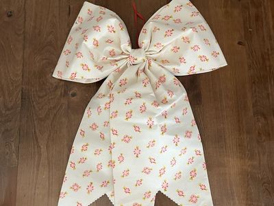 Oversized fancy candy themed wreath bow 27” T