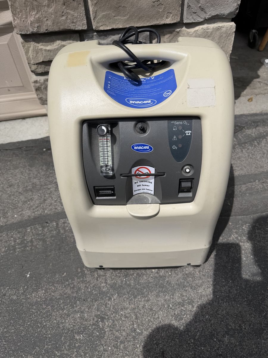 Oxygen machine was used only a couple of months