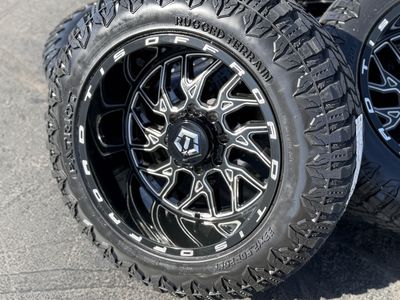 NEW 20x12 -44 TIS 8 Lug 33x12.50r20 R/T 8x6.5