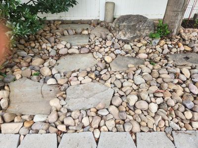 Natural River Rocks & Stones - Assorted Sizes for Landscaping & Decor - Home & Garden