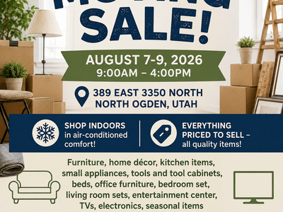 Whole House Moving Sale - Everything Goes