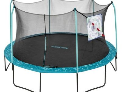 Bestway 15' Xtreme Air Trampoline with 2-in-1 Game Set