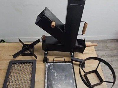 rocket stove, estufa cohete , camp cooker, handcrafted, artesanal, camping