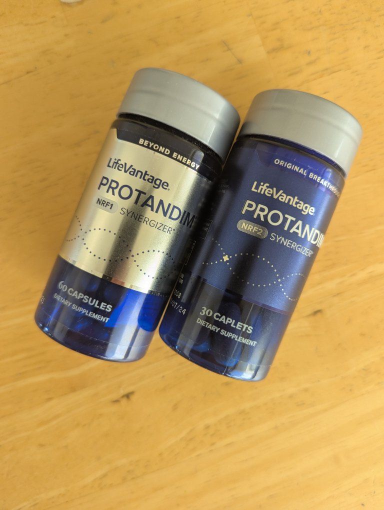 LifeVantage Protandim NRF1 and NRF2 Synergizer Dietary Supplements Set