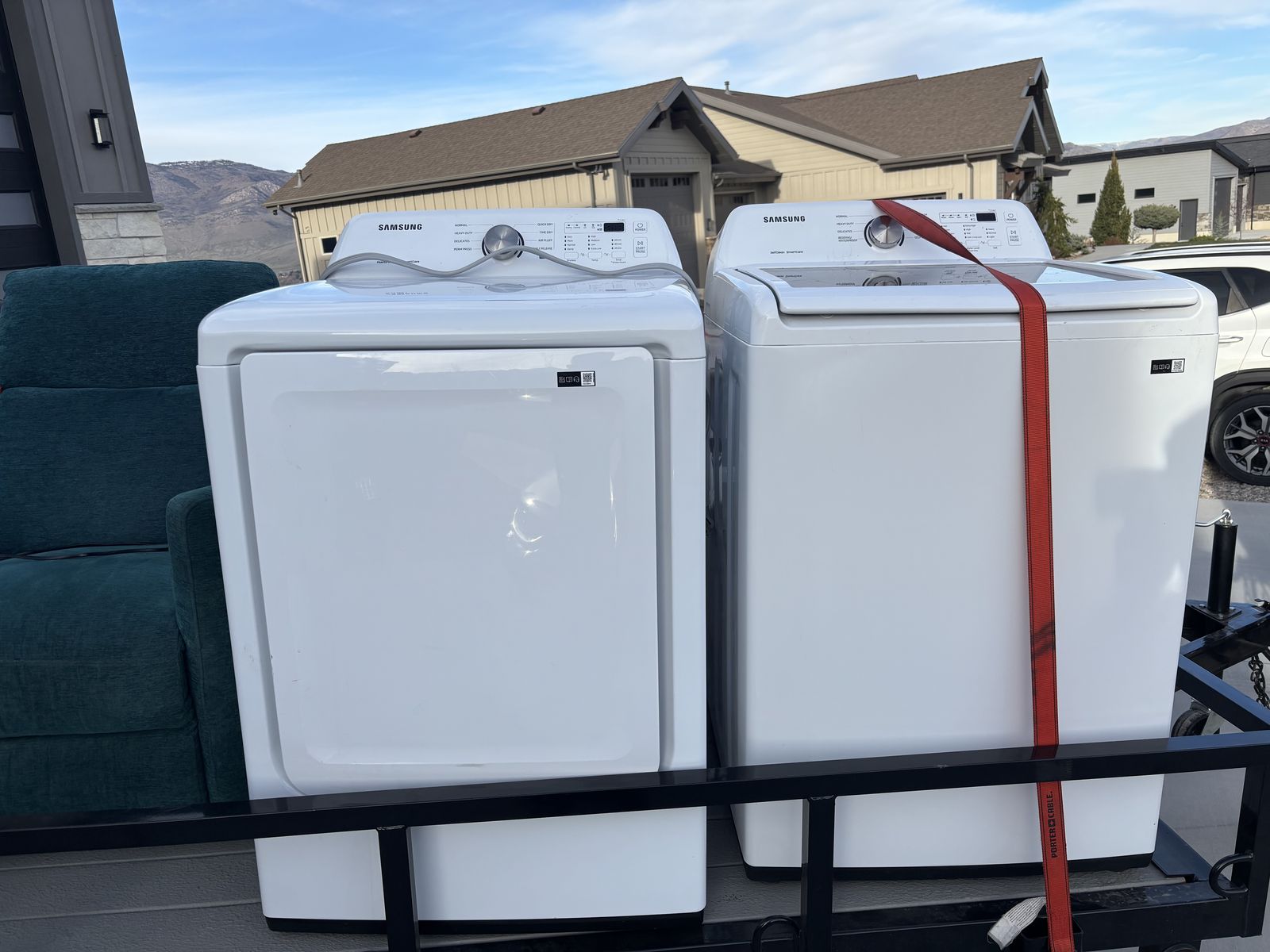 Samsung Washer and Electric Dryer Pair