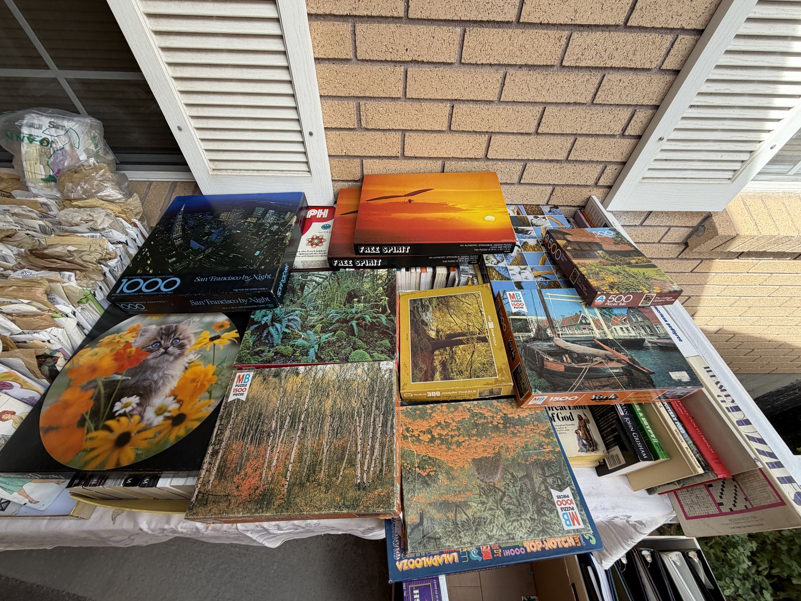 Tons of puzzles, vintage, landscape, fun $1 each cash/venmo in Provo