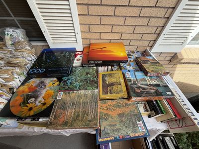 Tons of puzzles, vintage, landscape, fun $1 each cash/venmo in Provo