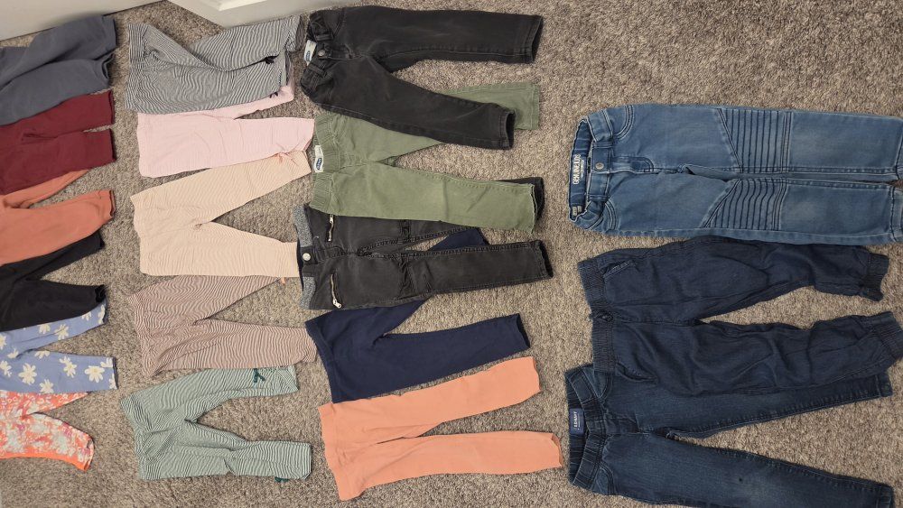 Toddler girl 3T pants bundle - 19 pair