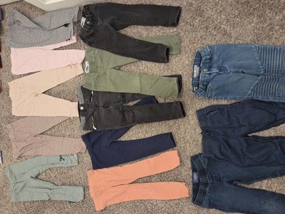 Toddler girl 3T pants bundle - 19 pair