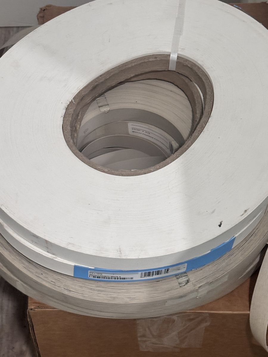 15/16"018 Edgebanding Tape Lot of 5 Rolls New