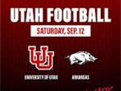 4 Utah vs Arkansas Football Tickets, Sept. 12