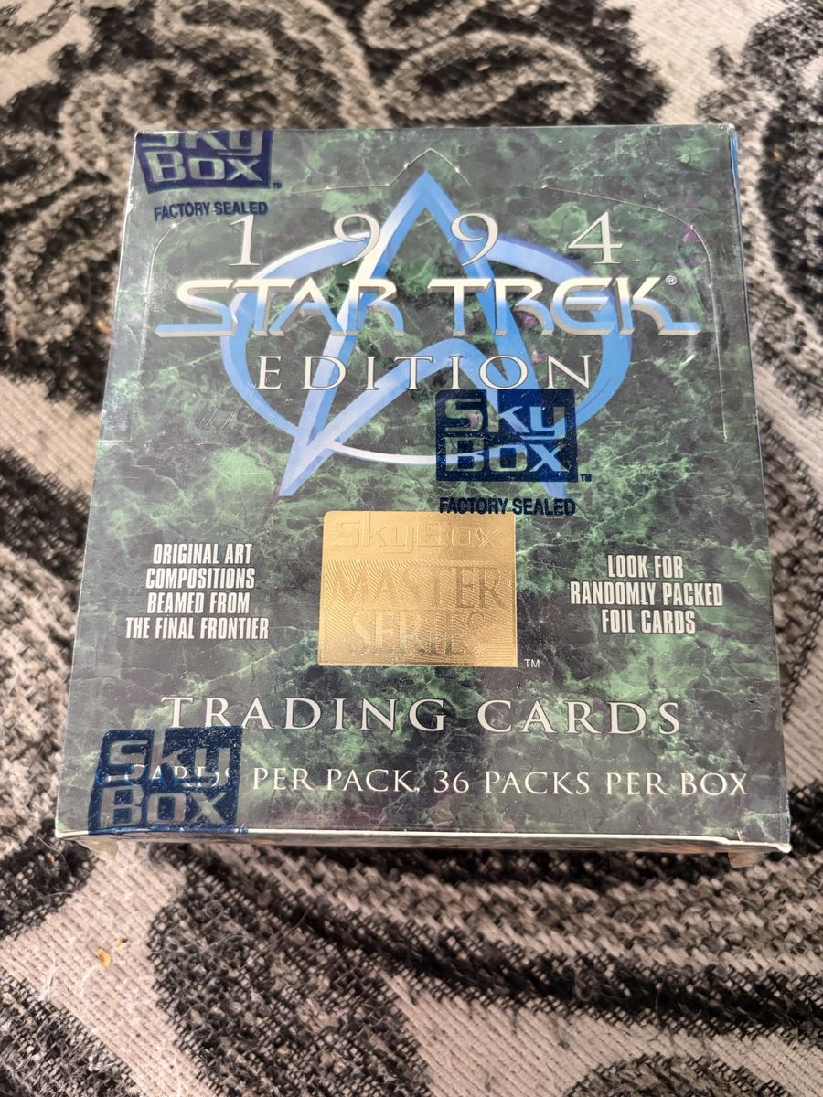 Factory Sealed 1994 SkyBox Star Trek Deep Space Nine Master Series Trading Cards Box
