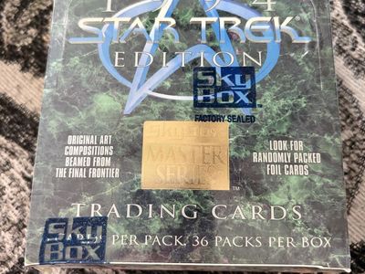 Factory Sealed 1994 SkyBox Star Trek Deep Space Nine Master Series Trading Cards Box
