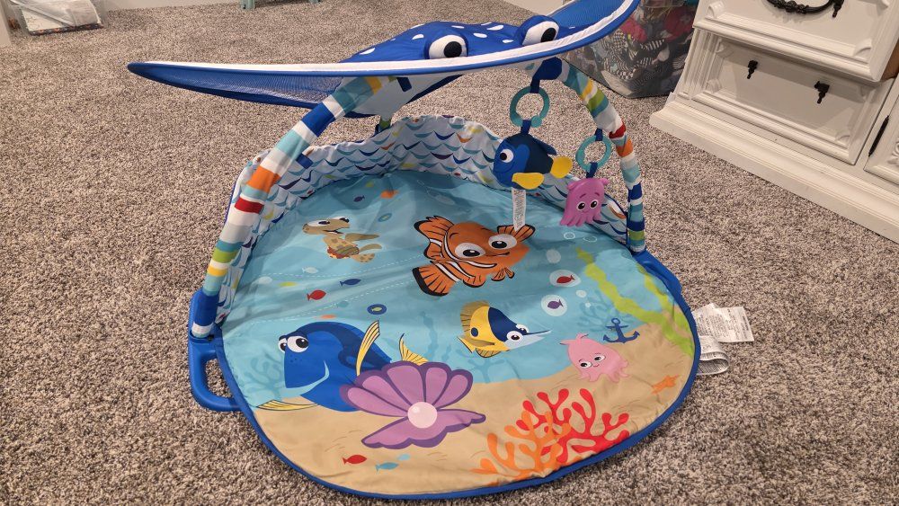 Finding Nemo Sea of Activities Jumper and Play Mat Used