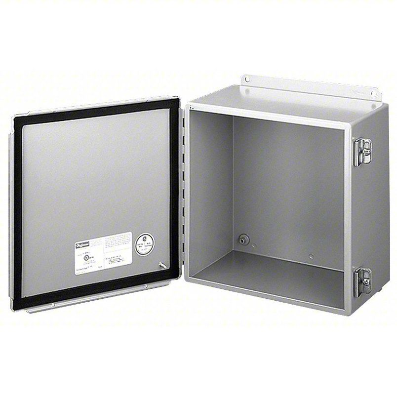 Hoffman A101004SSLP NEMA 4X Stainless Steel Electrical Enclosure Box 10x10x4 in.