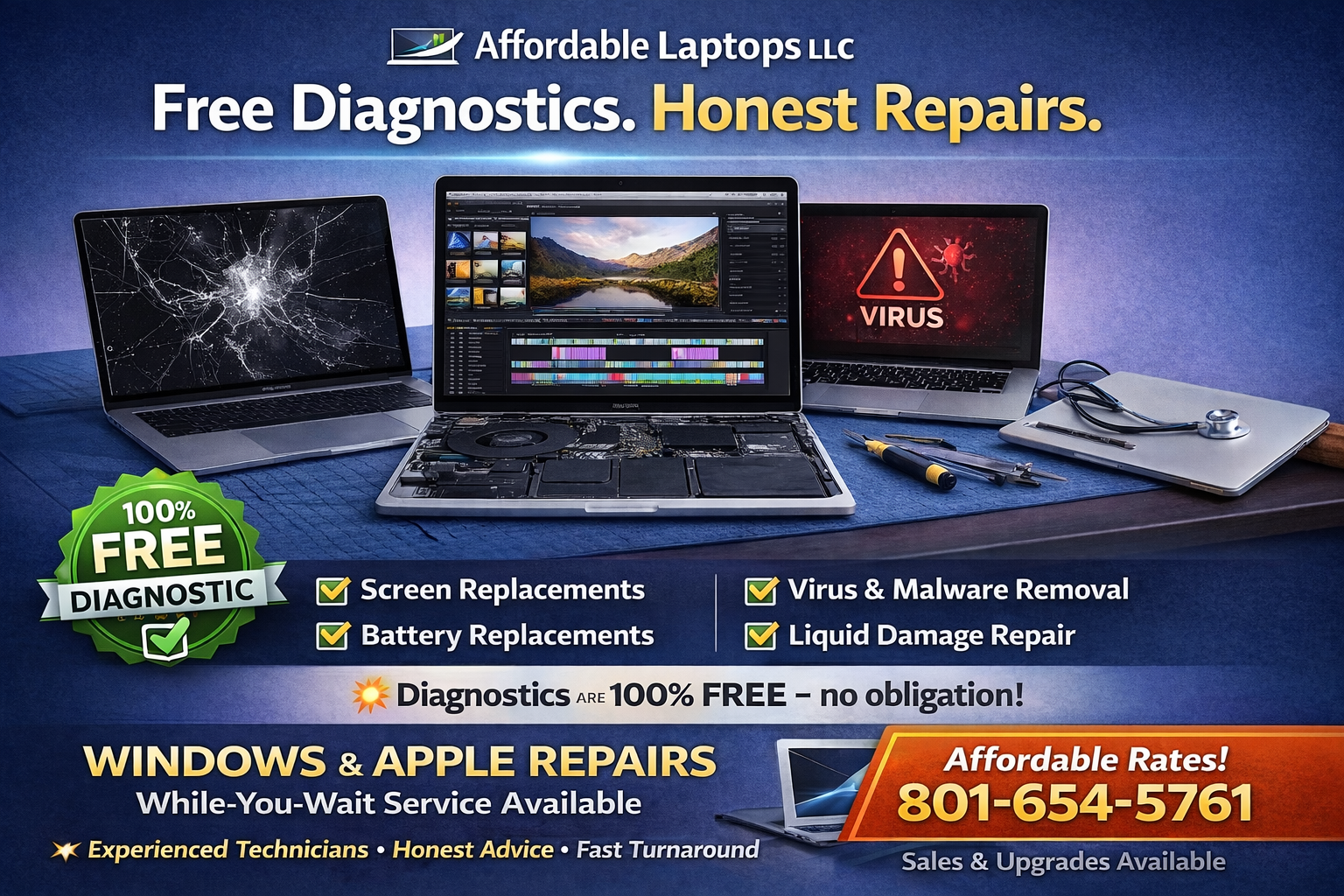 Expert Laptop Repair — Made Affordable