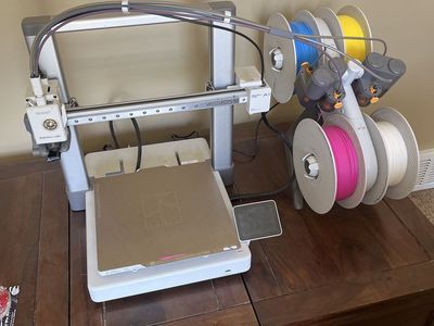 Bambu Lab A1 Mini 3D Printer with AMS Lite 4-Color Multi-Material System & 4 Filament Spools
