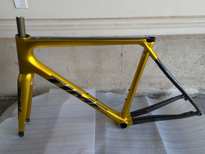 TIME Alpe d'Huez Medium (55.5cm) frameset Brilliant Gold V39