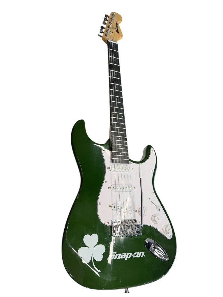 Snap On Green Electric Guitar