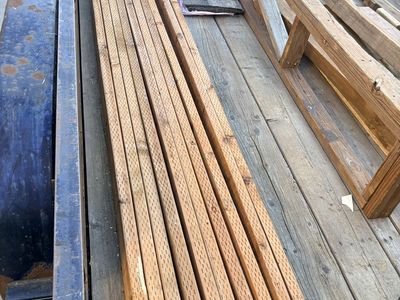 Ten 10ft 2x4 treated lumber