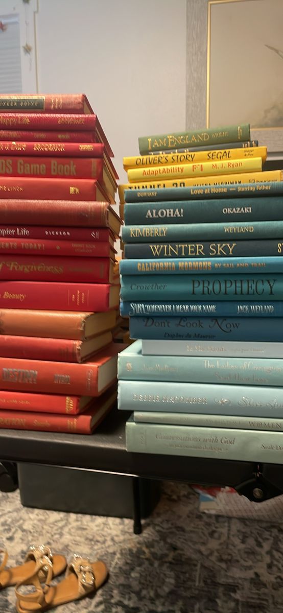 Rainbow books!