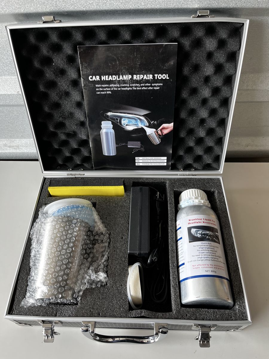 Polymer Vapor Headlight Restoration kit