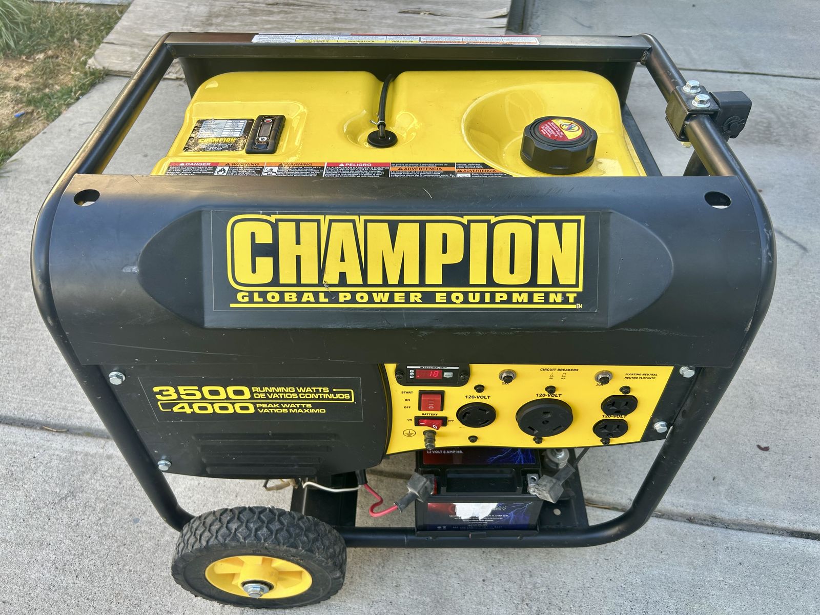 4000 Watt Electric Start Champion Generator