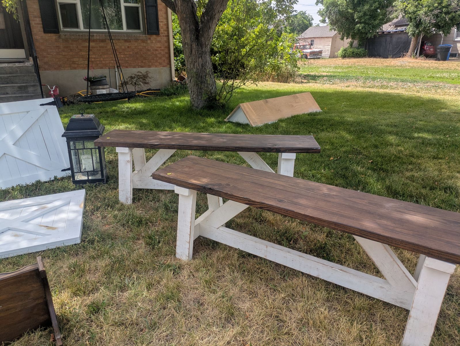 Farmhouse benches
