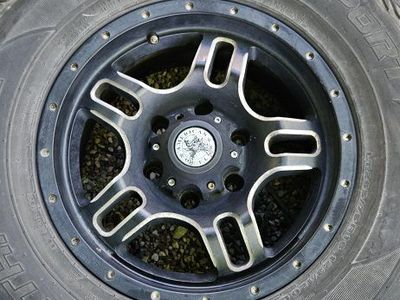 American outlaw wheels+ AT tires