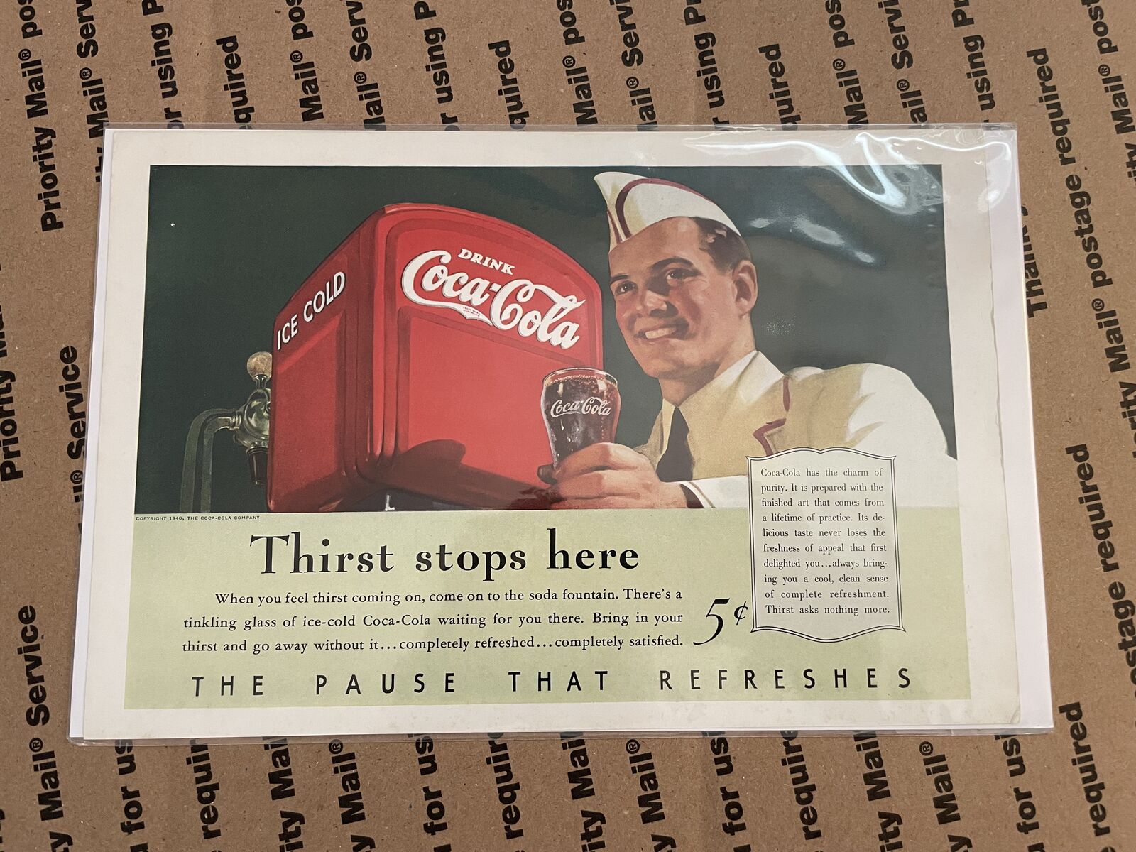 Vintage Coca Cola Ad