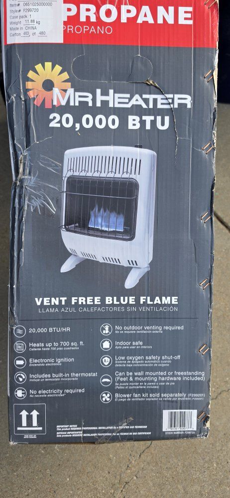 wall mount gas heater