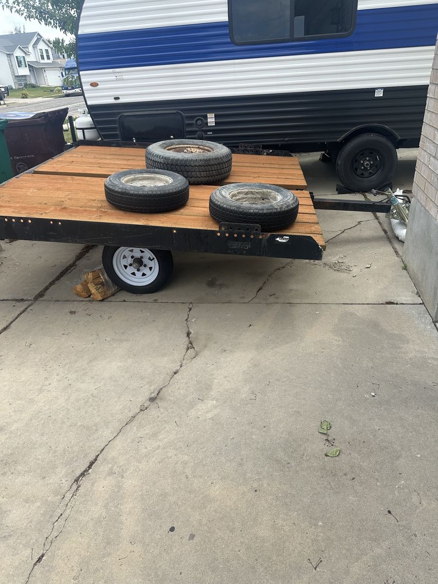 8x8 tilt deck trailer