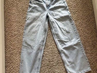 Boys RSQ extra baggy jeans size 16 flame stitching