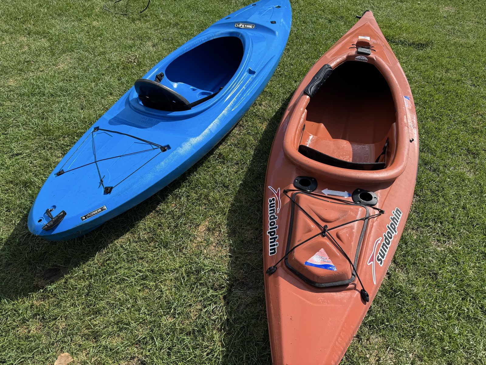 Lifetime and Sundolphin Kayaks