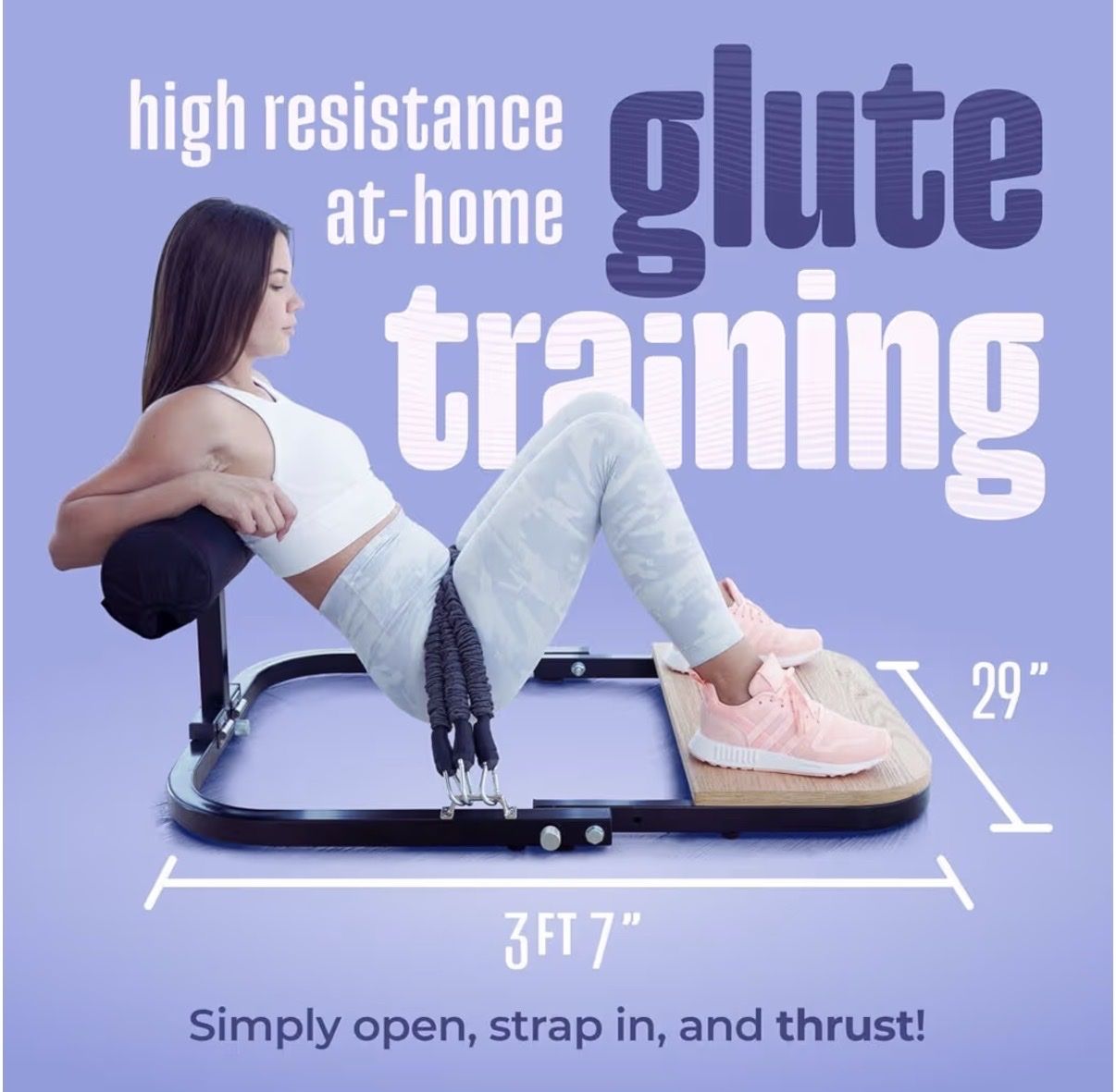 Bootysprout hip thrust machine