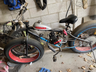 Gas powered bike