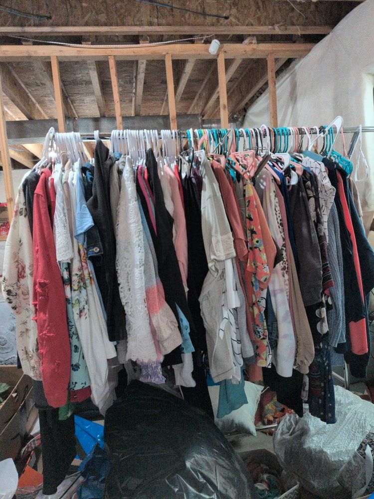 lot of women's clothes