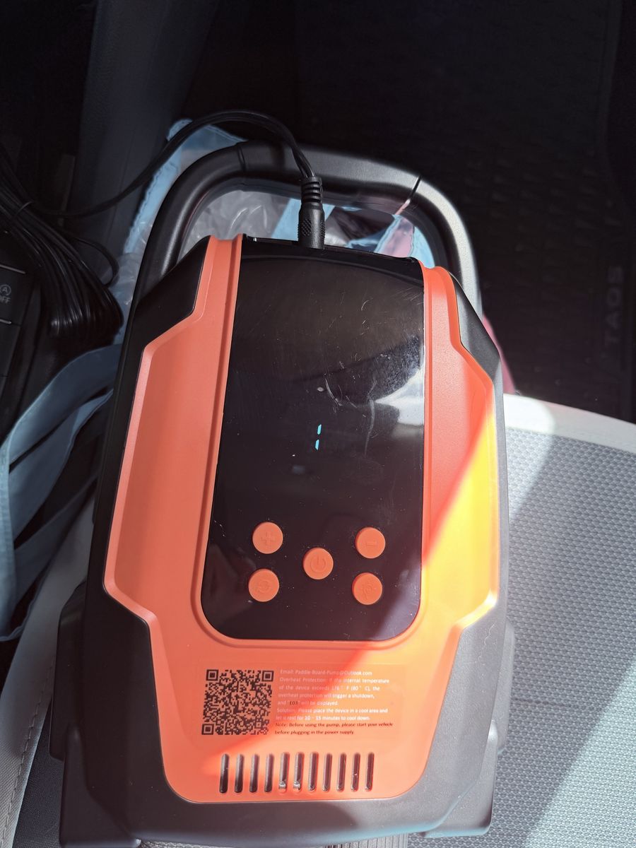Portable Electric Air Pump for SUP Paddle Boards and Inflatables