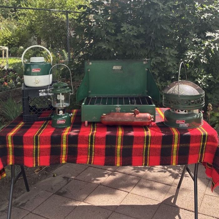 Vintage Coleman Camping Lot