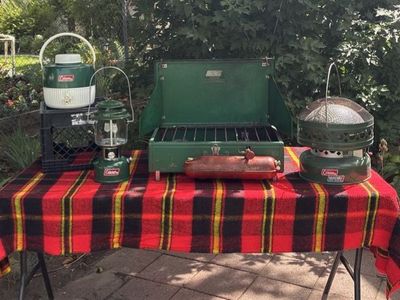 Vintage Coleman Camping Lot