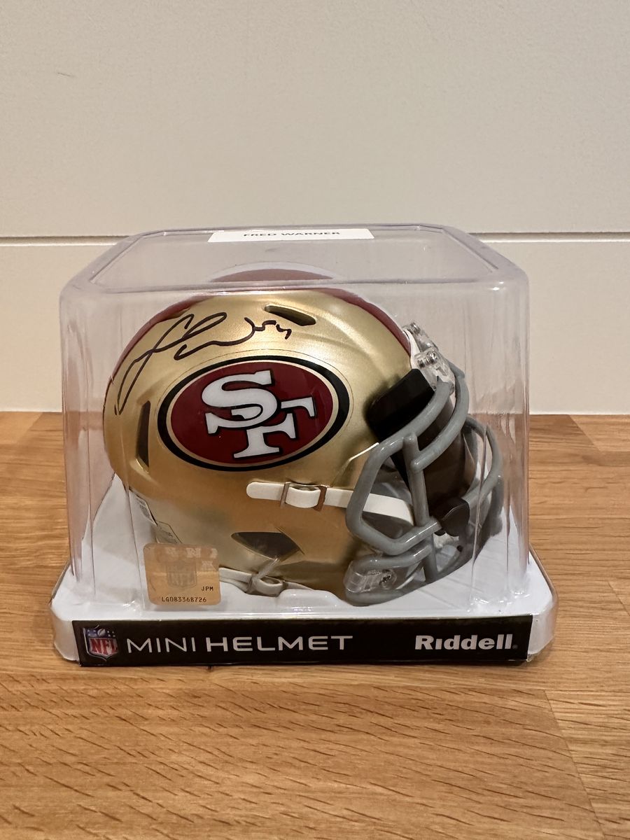 Fred Warner Signed San Francisco 49ers Riddell Mini Helmet Beckett Authenticated